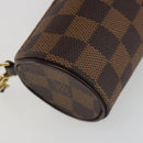 LOUIS VUITTON Damier Ebene Papillon Pouch LV Auth 193410V-13