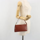 LOUIS VUITTON Epi Pochette Accessoires Pouch Brown M52953 LV Auth 193411-20