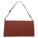 LOUIS VUITTON Epi Pochette Accessoires Pouch Brown M52953 LV Auth 193411-2