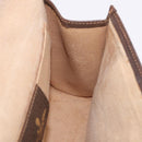 GUCCI GG Supreme Web Sherry Line Bag PVC Beige Gold 156 01 030 Auth 193414-18