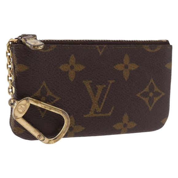 LOUIS VUITTON Monogram Pochette Cles Coin Purse M62650 LV Auth 193416