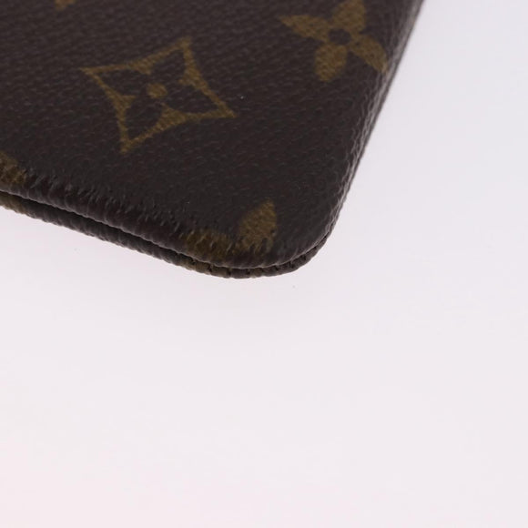 LOUIS VUITTON Monogram Pochette Cles Coin Purse M62650 LV Auth 193416