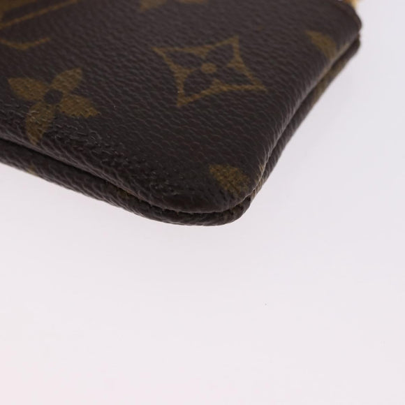 LOUIS VUITTON Monogram Pochette Cles Coin Purse M62650 LV Auth 193416