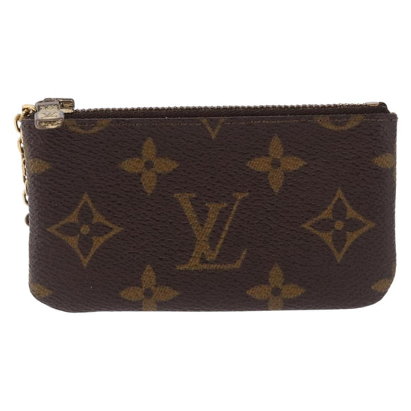LOUIS VUITTON Monogram Pochette Cles Coin Purse M62650 LV Auth 193416