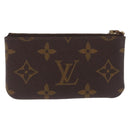 LOUIS VUITTON Monogram Pochette Cles Coin Purse M62650 LV Auth 193416-2