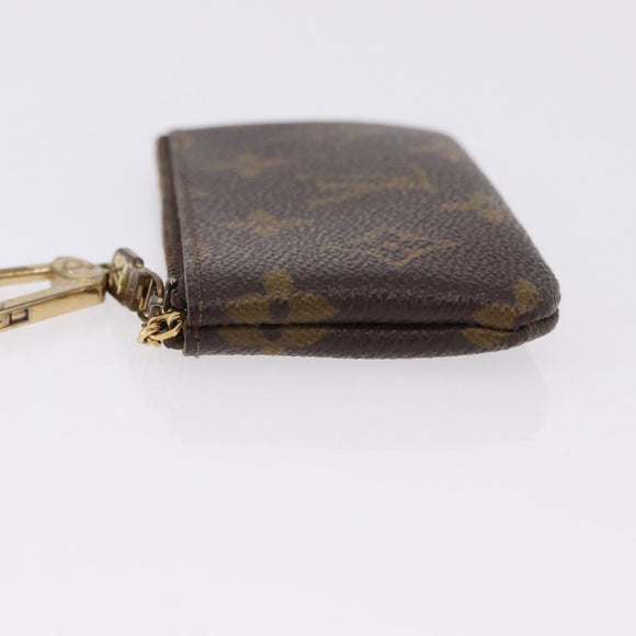 LOUIS VUITTON Monogram Pochette Cles Coin Purse M62650 LV Auth 193416