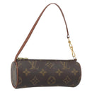 LOUIS VUITTON Monogram Papillon Pouch LV Auth 193418V-1