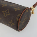 LOUIS VUITTON Monogram Papillon Pouch LV Auth 193418V-9