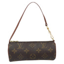 LOUIS VUITTON Monogram Papillon Pouch LV Auth 193418V-13