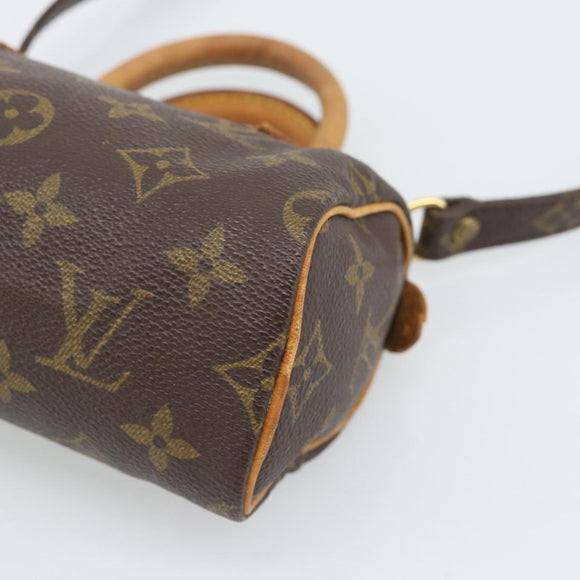 LOUIS VUITTON Monogram Mini Speedy Hand Bag M41534 LV Auth 193420