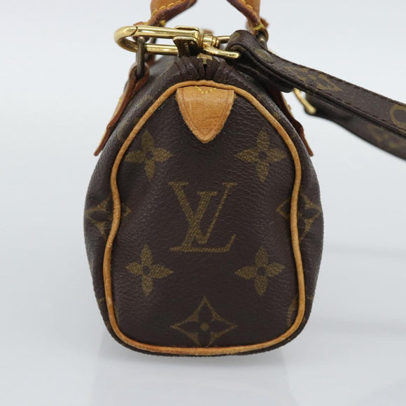 LOUIS VUITTON Monogram Mini Speedy Hand Bag M41534 LV Auth 193420