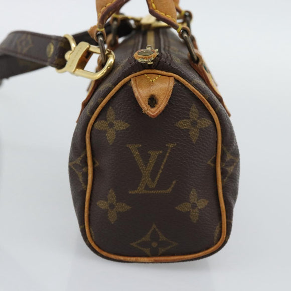 LOUIS VUITTON Monogram Mini Speedy Hand Bag M41534 LV Auth 193420