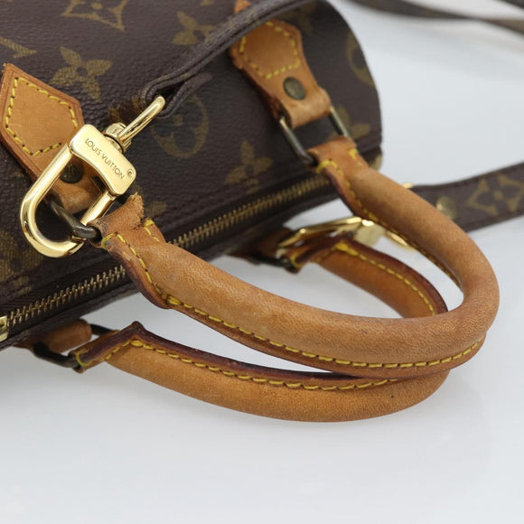LOUIS VUITTON Monogram Mini Speedy Hand Bag M41534 LV Auth 193420