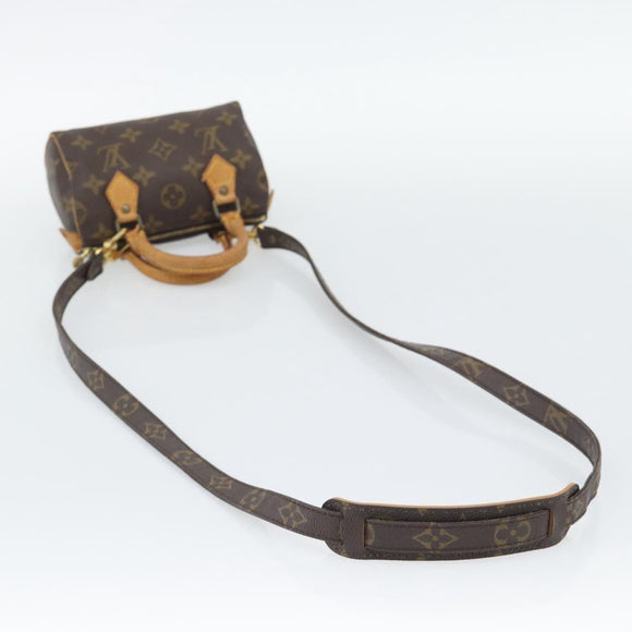 LOUIS VUITTON Monogram Mini Speedy Hand Bag M41534 LV Auth 193420