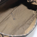 FENDI Zucca Canvas Mamma Baguette Shoulder Bag Brown Black Auth 193423V-19
