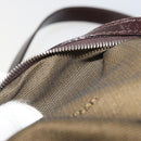 FENDI Zucca Canvas Mamma Baguette Shoulder Bag Brown Black Auth 193423V-26