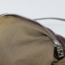 FENDI Zucca Canvas Mamma Baguette Shoulder Bag Brown Black Auth 193423V-27