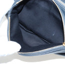 SAINT LAURENT Cassandra Angie Chain Shoulder Bag Leather Navy Gold Auth 193424M-20