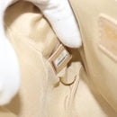 CHANEL Matelasse Chain Shoulder Bag Lamb Skin 2way White Gold CC Auth 193425SAM-12