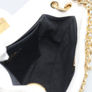 CHANEL Matelasse Chain Shoulder Bag Lamb Skin 2way White Gold CC Auth 193428SAM-19