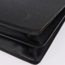LOUIS VUITTON Epi ServietteConseiller Business Bag Black M54422 LV Auth 193430-15