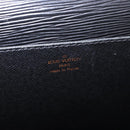 LOUIS VUITTON Epi ServietteConseiller Business Bag Black M54422 LV Auth 193430-19