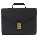 LOUIS VUITTON Epi ServietteConseiller Business Bag Black M54422 LV Auth 193430-13