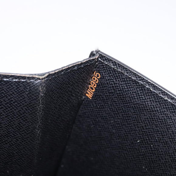 LOUIS VUITTON Epi ServietteConseiller Business Bag Black M54422 LV Auth 193430