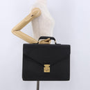LOUIS VUITTON Epi ServietteConseiller Business Bag Black M54422 LV Auth 193430-26