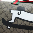 GUCCI Ewan Roberts GG Supreme Children's Dog Bag PVC 2way 793849 Auth 193431SAM-16