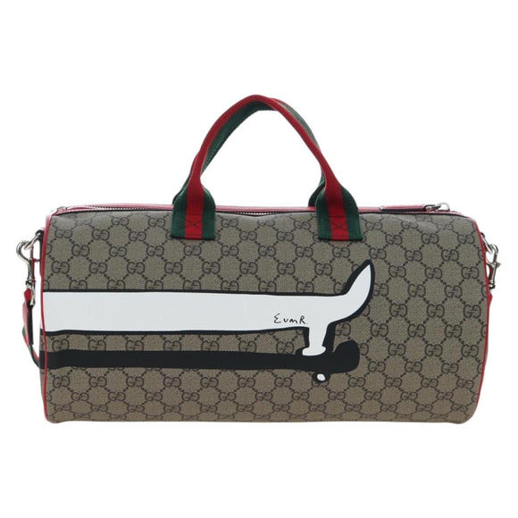 GUCCI Ewan Roberts GG Supreme Children's Dog Bag PVC 2way 793849 Auth 193431SAM
