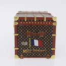 LOUIS VUITTON Miss France Paper Weight Brown M99408 LV Auth 193432V-4