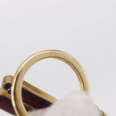 LOUIS VUITTON Porte Cles Bloombellboy Bag Charm metal Gold M66493 Auth 193433V-8