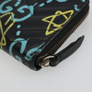 GUCCI GG Marmont Ghost Long Wallet Leather Black Gold 448087 Auth 193436A-10