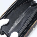 GUCCI GG Marmont Ghost Long Wallet Leather Black Gold 448087 Auth 193436A-18
