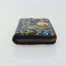 GUCCI GG Marmont Ghost Long Wallet Leather Black Gold 448087 Auth 193436A-4