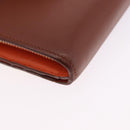 LOEWE × Studio Ghibli Anagram Calcifer Wallet Leather Brown Gold Auth 193437SAM-16