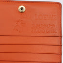 LOEWE × Studio Ghibli Anagram Calcifer Wallet Leather Brown Gold Auth 193437SAM-19