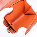LOEWE × Studio Ghibli Anagram Calcifer Wallet Leather Brown Gold Auth 193437SAM-10