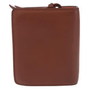 LOEWE × Studio Ghibli Anagram Calcifer Wallet Leather Brown Gold Auth 193437SAM-2