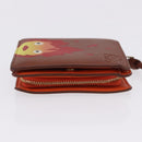 LOEWE × Studio Ghibli Anagram Calcifer Wallet Leather Brown Gold Auth 193437SAM-3