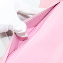 CHANEL Matelasse 25 Chain Shoulder Bag cotton Pink Silver CC Auth 193441-24