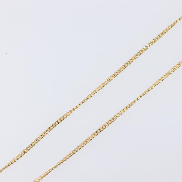 Christian Dior Necklace metal Gold Tone Auth 193448M