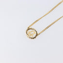 Christian Dior Necklace metal Gold Tone Auth 193448M-9