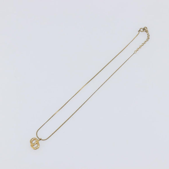 Christian Dior Necklace metal Gold Tone Auth 193456