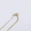 Christian Dior Necklace metal Gold Tone Auth 193456-6