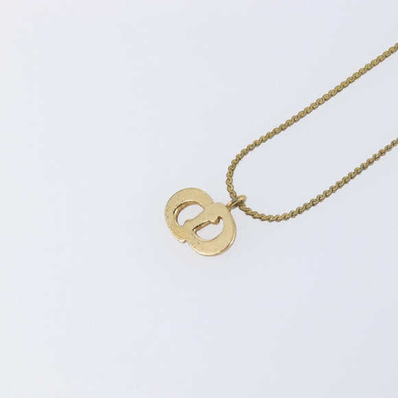 Christian Dior Necklace metal Gold Tone Auth 193456