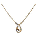 Christian Dior Necklace metal Gold Tone Auth 193470-1