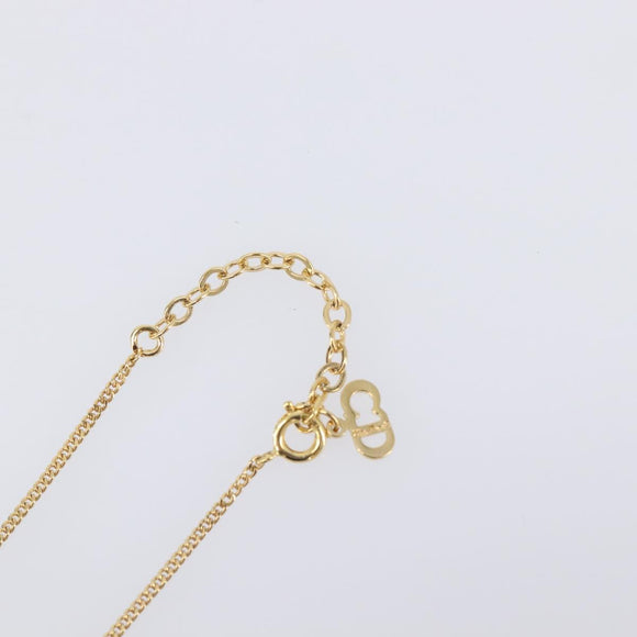 Christian Dior Necklace metal Gold Tone Auth 193470