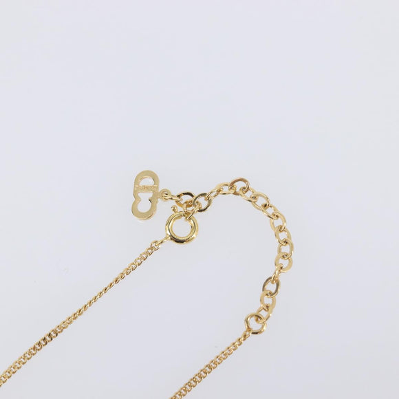 Christian Dior Necklace metal Gold Tone Auth 193470